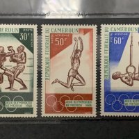 295. Камерун 1968 ~ “ Спорт. Летни олимпийски игри - Мексико68”,**,MNH , снимка 1 - Филателия - 30466990