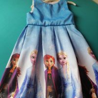 Детска рокля Елза, снимка 1 - Детски рокли и поли - 44935139