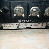 sony ta-70 stereo ampli-made in japan, снимка 17 - Ресийвъри, усилватели, смесителни пултове - 29100143