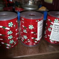 Нови Коледни ленти-панделки за подаръци,декорация и украса., снимка 2 - Декорация за дома - 38312177