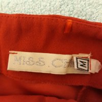 Червена къса рокля MISS CHIC, с вградени подплънки , сексапилна, по тялото , еластична материя., снимка 4 - Рокли - 37258201