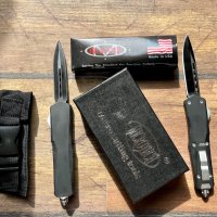Уникален Автоматичен Нож Ножка MicroTech USA ножове с калъф, снимка 7 - Ножове - 34309745