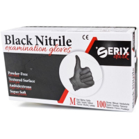 Автосервизи - Черни нитрилни ръкавици нитрил 5.5 гр, снимка 4 - Медицински консумативи - 44529260