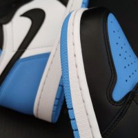 Nike Air Jordan 1 High UNC Blue Toe Нови Оригинални Мъжки Обувки Кецове Маратонки Размер 43 Номер, снимка 5 - Кецове - 40513476