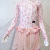 Розова детска рокля за спортни танци, снимка 11 - Детски рокли и поли - 44421226
