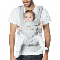 Ергономична раница Ergobaby Omni 360, Pearl Grey Cool Air Mesh, сива, снимка 2 - Кенгура и ранички - 37397306