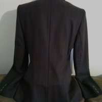 Кафяво елегантно сако NEXT+бежова риза, снимка 4 - Сака - 38321694