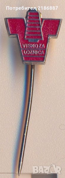Значка VISKOZA LOZNIСA, снимка 1