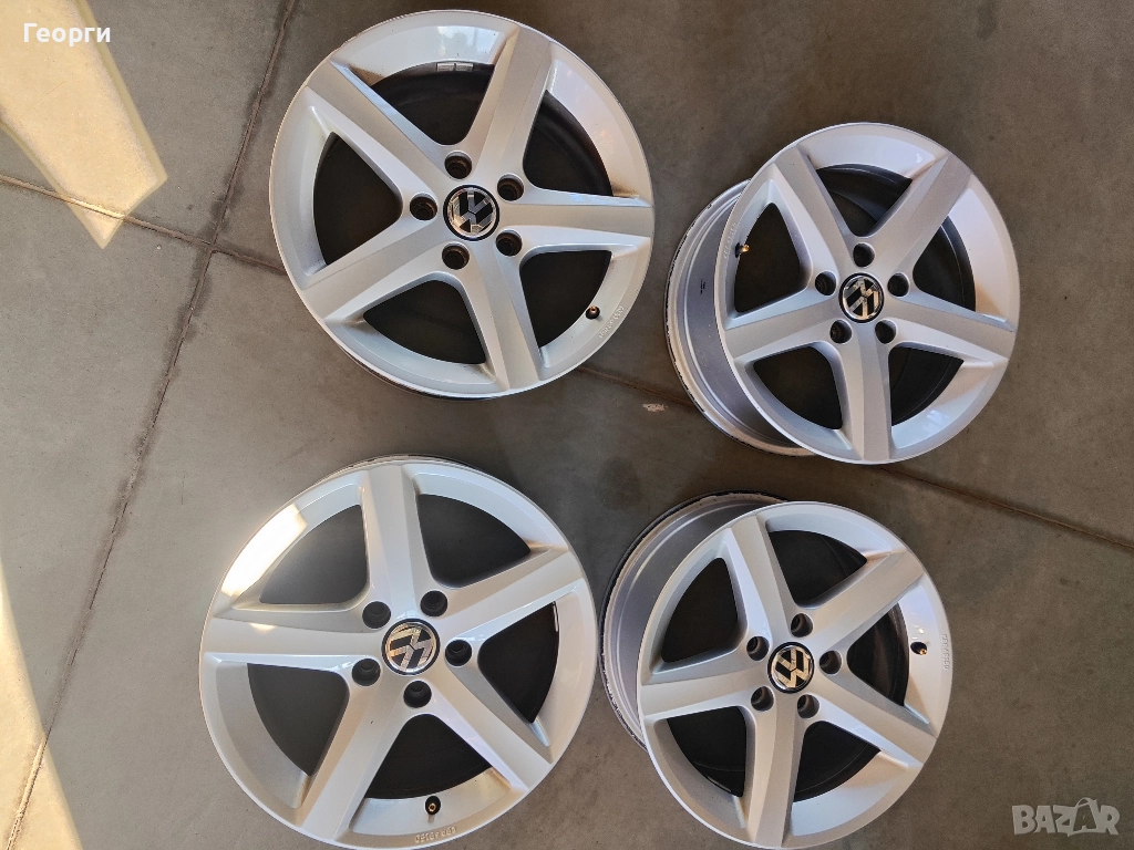 4бр.алуминиева джанта 16цола за VW, снимка 1
