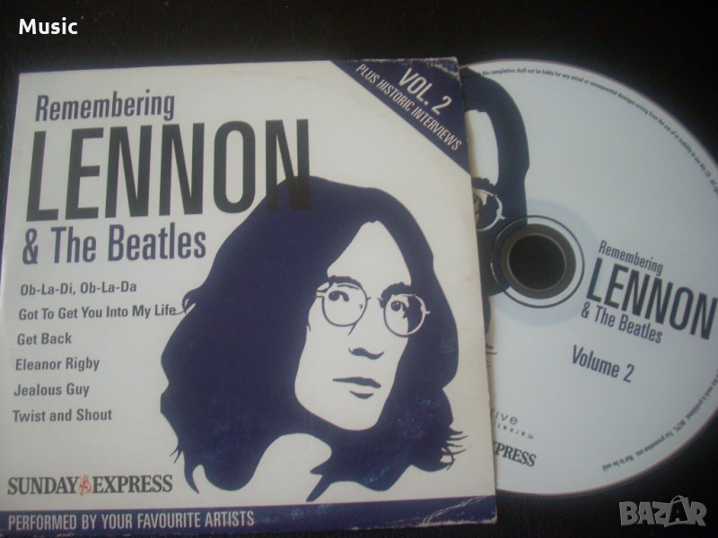 Remembering Lennon & The Beatles Vol. 2 - оригинален диск, снимка 1