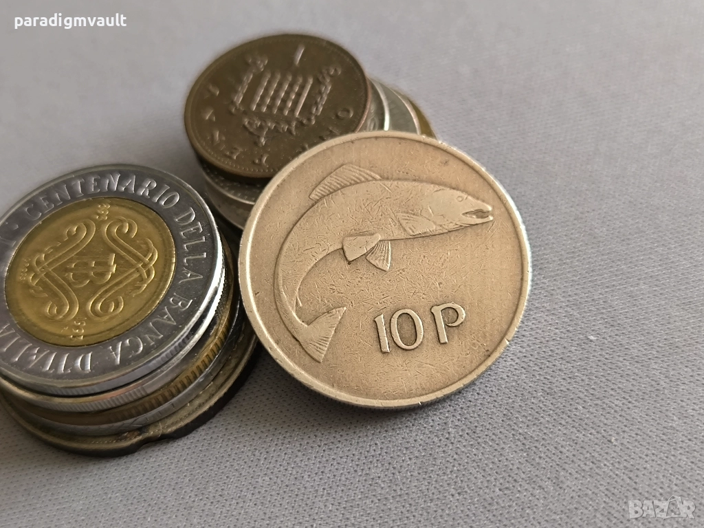 Монета - Ирландия - 10 пенса | 1975г., снимка 1