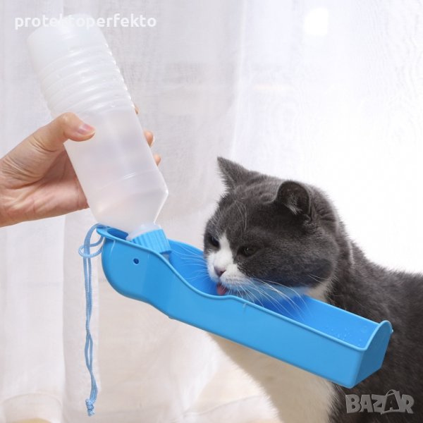 Бутилка за вода за котка  - 500 ml, снимка 1