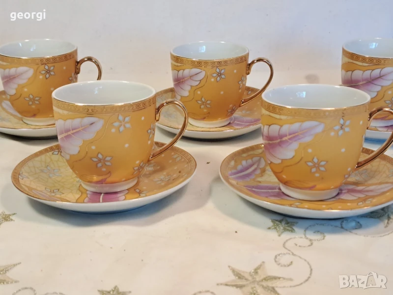 японски сервиз с позлата Yamasen  26/4, снимка 1