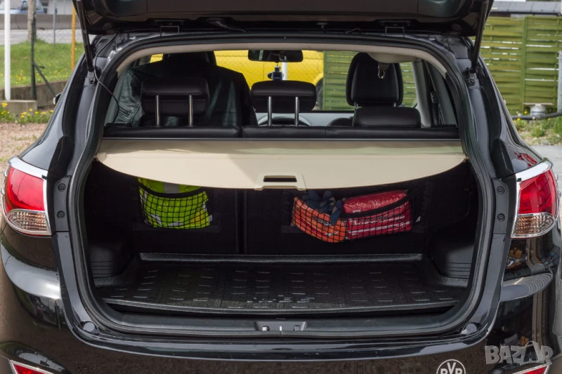 Щора за багажник Hyundai IX35 2010–2015, бежова, алуминий и текстил, снимка 1