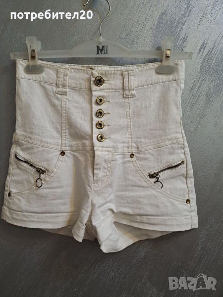 stradivarius къси панталонки с висока талия, снимка 1