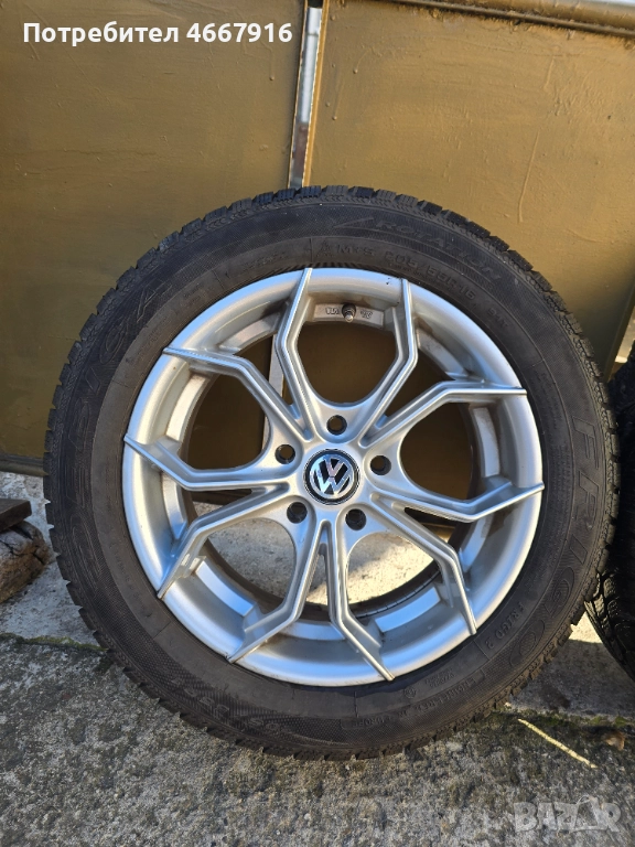 КАТО НОВИ! Продавам 4 бр Зимни гуми с джанти DEBICA, снимка 1