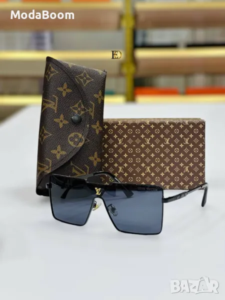 Louis Vuitton дамски слънчеви очила с калъф и кутия , снимка 1