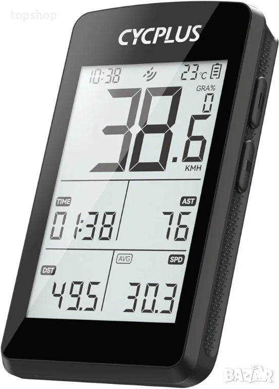 Нов CYCPLUS GPS велокомпютър, ANT+ велокомпютър GPS с Bluetooth 5.0, 2.8-инчов LCD екран, скоростоме, снимка 1