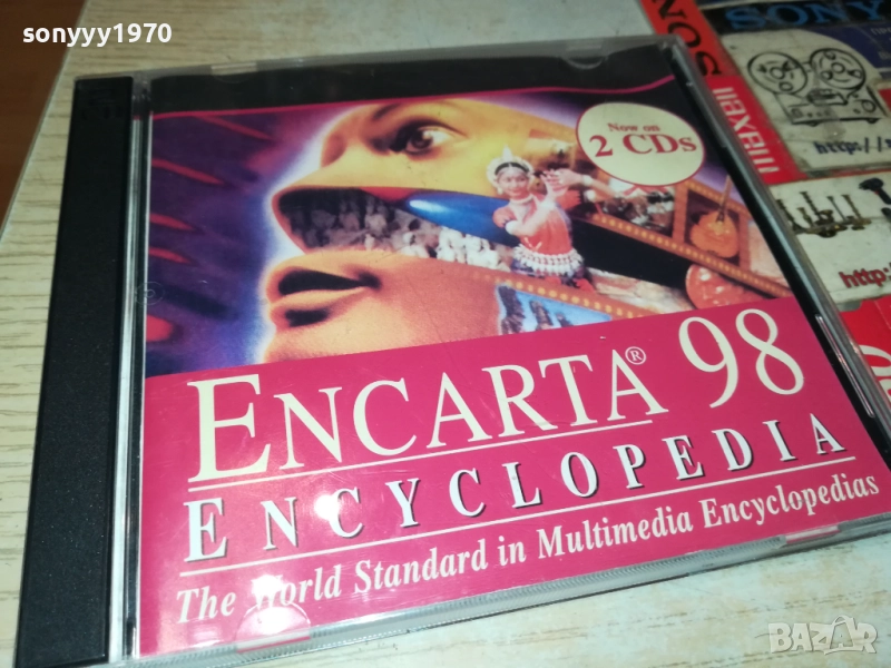 ENCARTA 98 ENCYCLOPEDIA-ДВА ДИСКА 2609250359, снимка 1