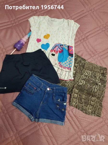 Лот къси панталонки 7-8г+подарък!, снимка 1