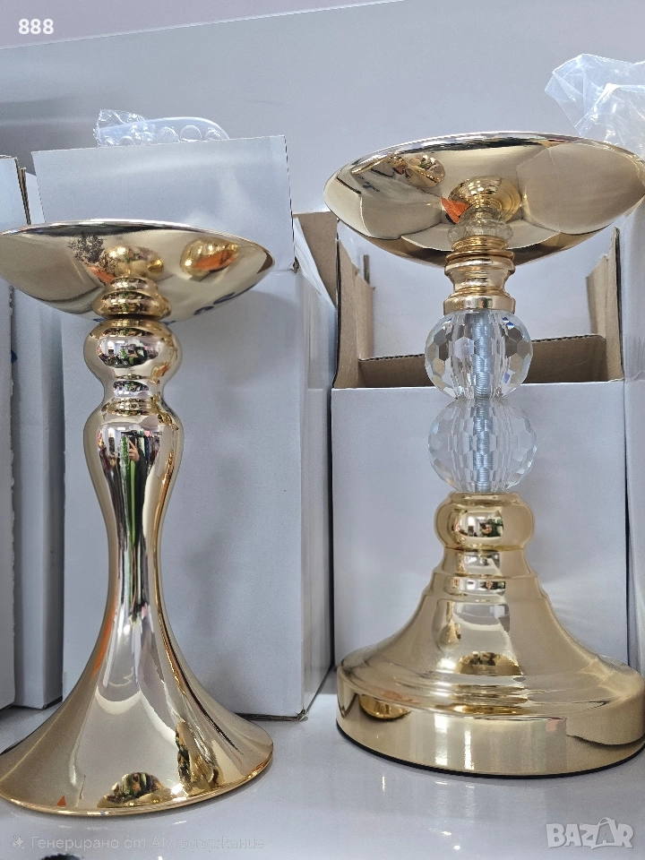 свещници метални , снимка 1