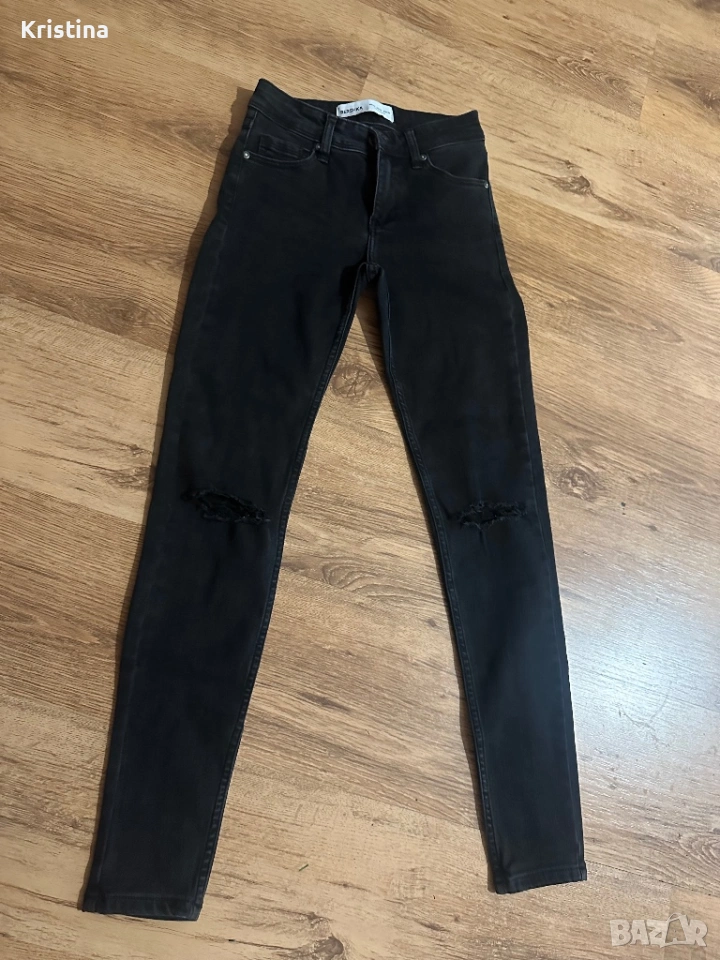 Черни дънки “Bershka”, снимка 1