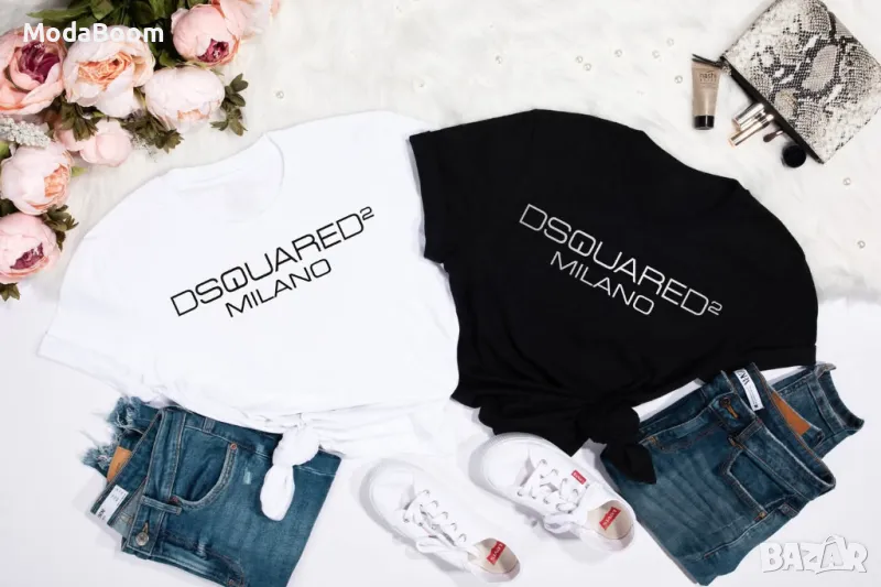 Dsquared2 Icon дамски тениски ВЗЕМИ 2 + 1 ПОДАРЪК🎁, снимка 1
