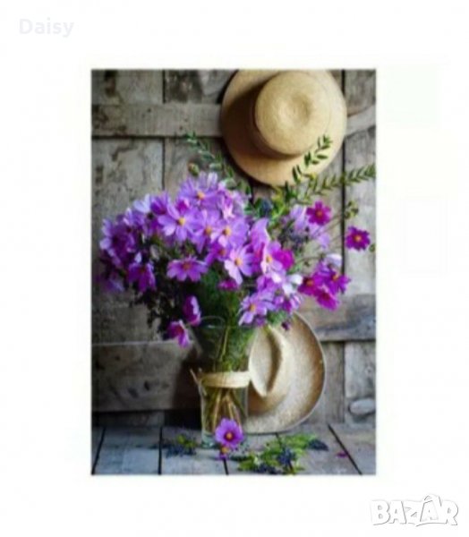 Диамантен гоблен"Цветя" 30 х 40, снимка 1