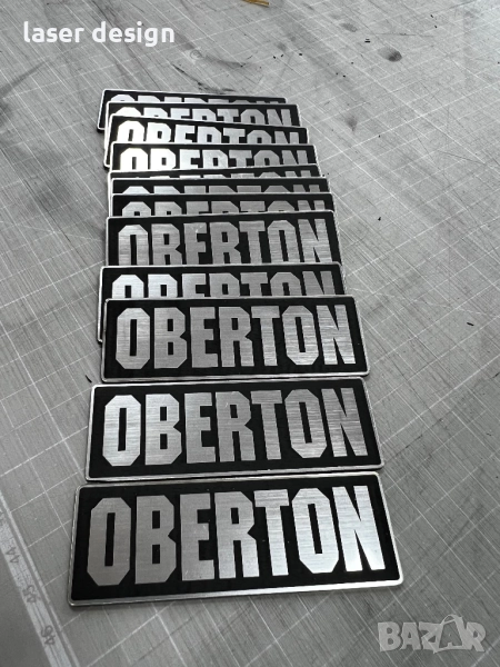 Предлагам лазерно гравирани емблеми за техника SONY,PIONEER,TECHNICS,DYNACORD, снимка 1