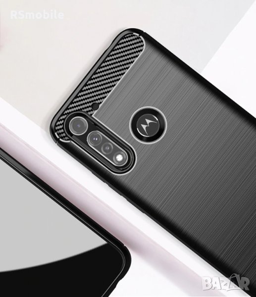 Motorola Moto G8 Power Lite - Удароустойчив Кейс Гръб CARBON, снимка 1