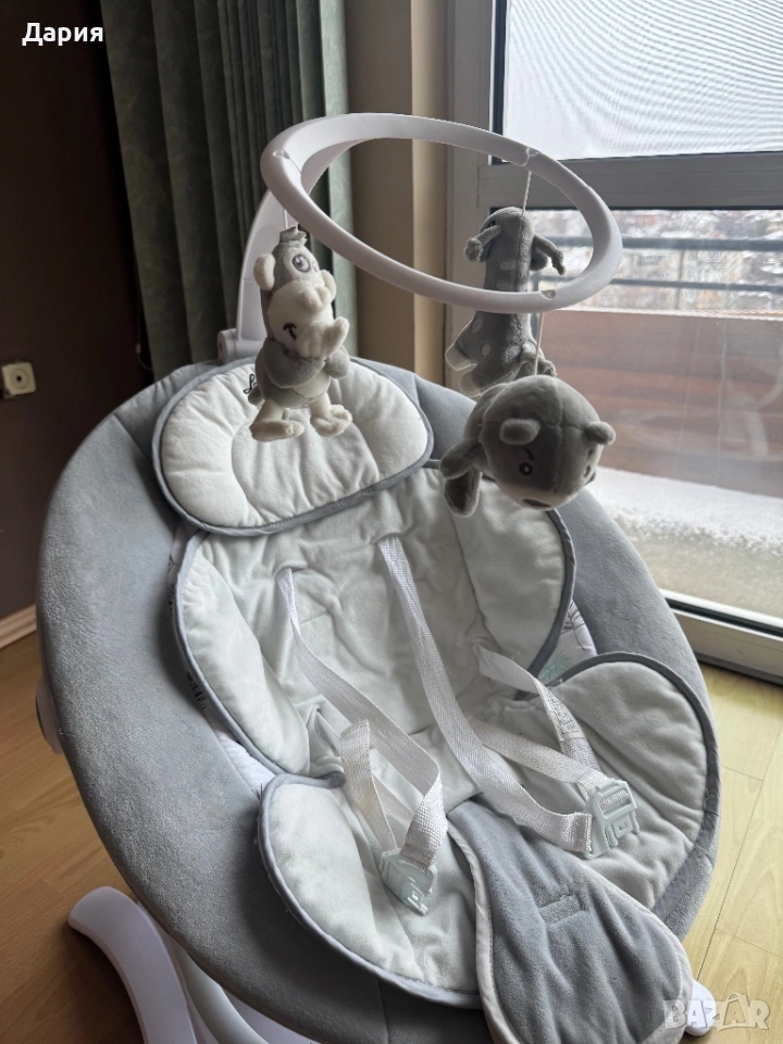 Електрическа бебешка люлка Cangaroo La Scala, снимка 1