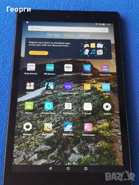 Kindle fire 10", 2Gb RAM, 32Gb с Google Play Store, снимка 1