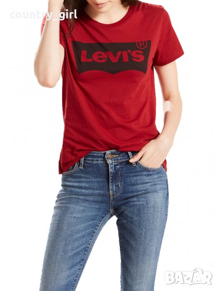 Levi's The Perfect Logo T-Shirt - страхотна дамска тениска, снимка 1