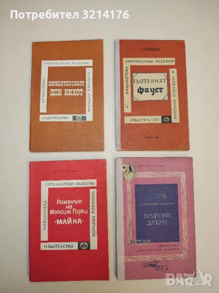 Сервантесовият "Дон Кихот" - Н. Снеткова, снимка 1