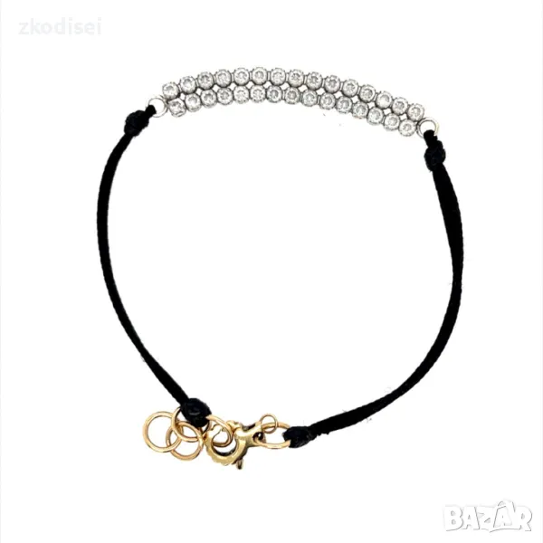 Златна регулируема гривна 2,45гр. 14кр. проба:585 модел:26461-1, снимка 1