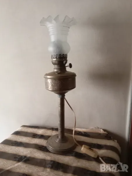 Стара настолна лампа, снимка 1