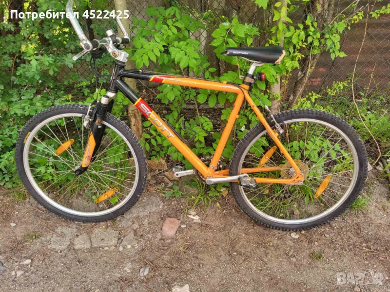 продава се велосипед  SCOTT USA 26д. 3x8 предавки 7005 цената е намалена PRO Оригинал, снимка 1