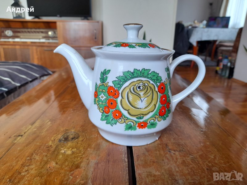 Стара порцеланова кана,каничка #25, снимка 1