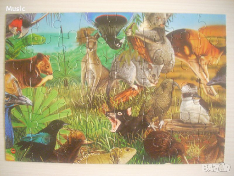 Висококачествен пъзел с животни, снимка 1