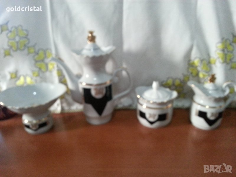 Руски порцелан залатой пегас, снимка 1