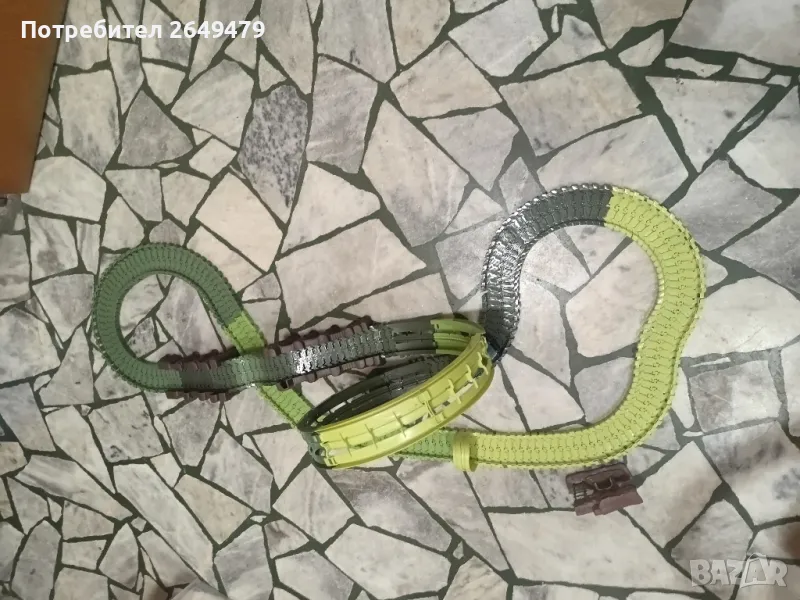 сглобяема писта за колички с мост и колело 360 градуса, снимка 1