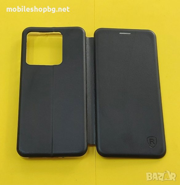 калъф за Xiaomi Redmi Note 13 5G страничен със силикон черен, снимка 1