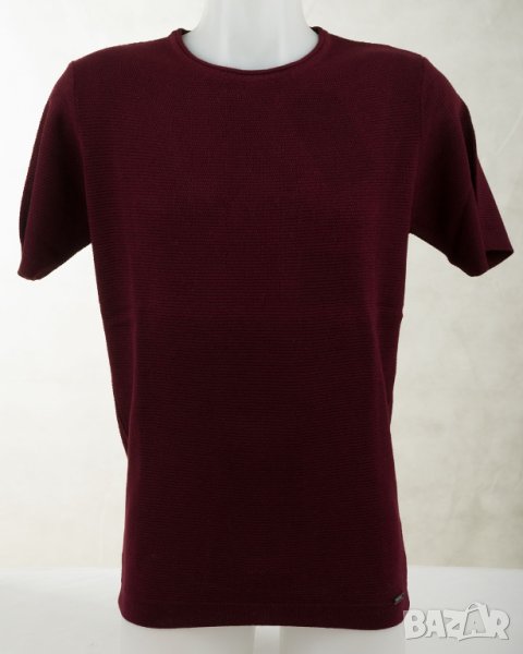 Мъжка блуза в цвят бордо Jimmy Sanders, снимка 1