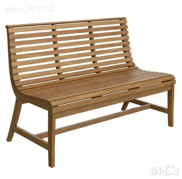 Градинска пейка от акациева дървесина , снимка 1