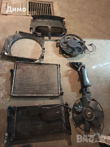 радиатор перка виско охлаждане казанче дифузьор бмв е46 330д 184 кс bmw e46, снимка 6 - Части - 54231423