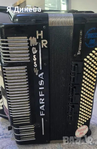 Акордеон Farfisa Massy 120 баса, снимка 3 - Акордеони - 56450594