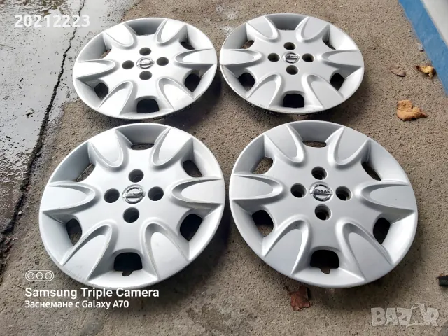 4 броя Оригинални тасове за Nissan Micra 15, снимка 2 - Аксесоари и консумативи - 47923063