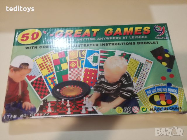 50 семейни игри в 1 комплект, снимка 2 - Образователни игри - 31057731