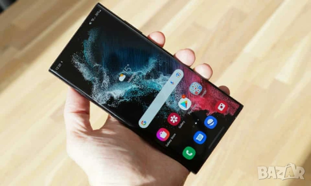 Samsung Galaxy S22 Ultra 5G (SM-S908) 128 GB Phantom Black , снимка 2 - Samsung - 54056286