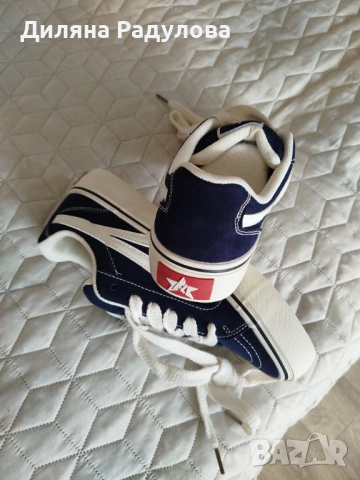 Тъмносини кецове - размер 39, снимка 3 - Кецове - 54144846